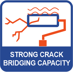 Strong Crack Bridging Capacity